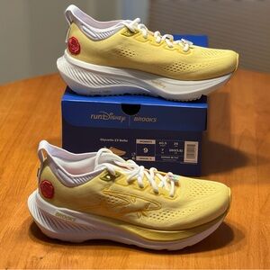 BrooksxRunDisney Glycerine 23 Shoes Inspired by Princess Belle. LIMITED EDITION!
